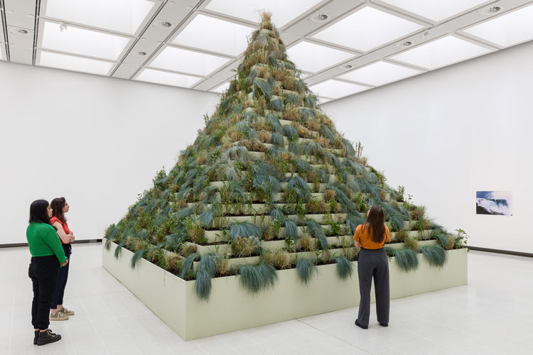 Installation view of Agnes Denes, Dear Earth: Art and Hope in a Time of Crisis (21 Jun – 3 Sep 2023). Photo: Mark Blower. Courtesy the Hayward Gallery.