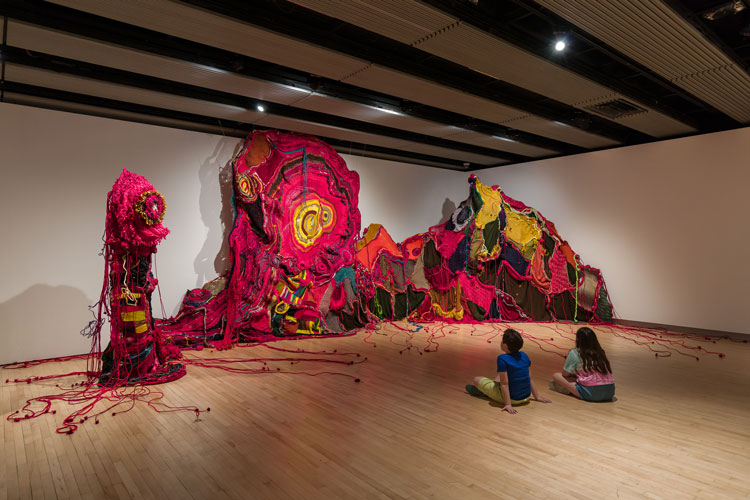 Installation view of Aluaiy Kaumakan, Dear Earth: Art and Hope in a Time of Crisis (21 Jun – 3 Sep 2023). Photo: Mark Blower. Courtesy the Hayward Gallery.