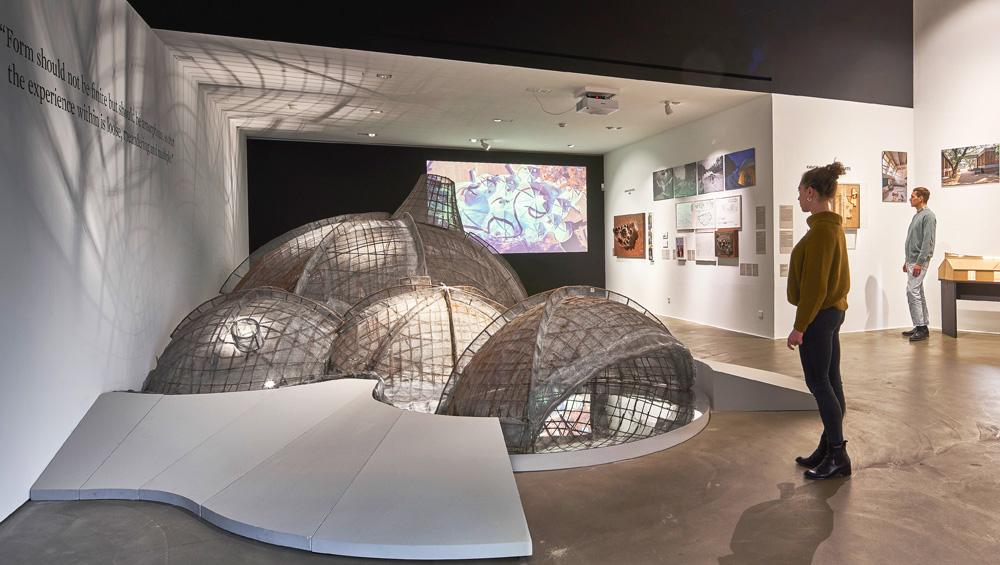 Balkrishna Doshi: Architecture for the People, 2019. Installation view. © Vitra Design Museum. Photo: Norbert Miguletz.