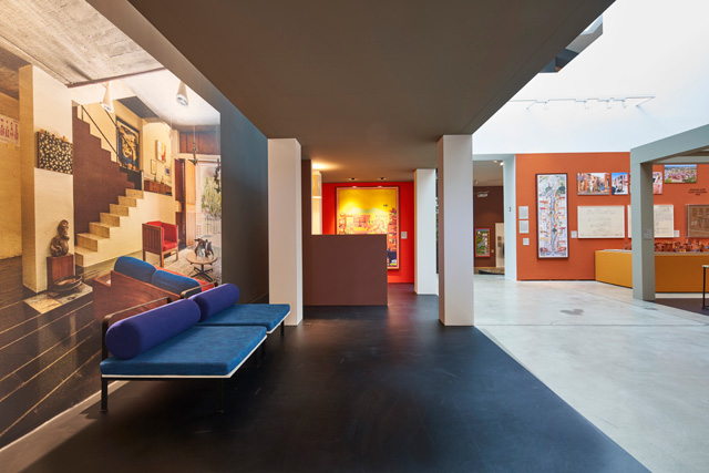 Balkrishna Doshi: Architecture for the People, 2019. Installation view. © Vitra Design Museum. Photo: Norbert Miguletz.