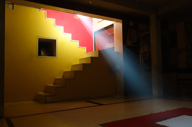 Balkrishna Doshi, Kamala House interior, Ahmedabad, 1963, 1986. © Vastushilpa Foundation, Ahmedabad.
