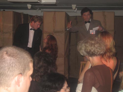 Dadadventure, September 9: Performers on Tristan Tzara’s Gas Heart during Dadadventure © Romanian Cultural Institute New York.