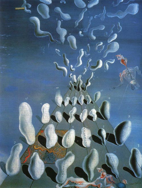 Salvador Dalí. Inaugural Goose Flesh, 1928. Oil on canvas 76 x 63.2 cm. Fundació Gala-Salvador Dali, Figueres ã Salvador Dalí. Fundació Gala-Salvador Dali, DACS, 2007