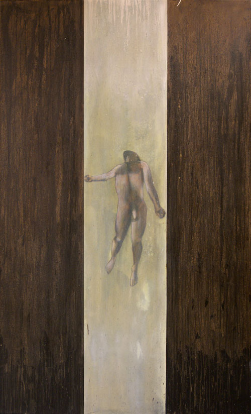 Tom de Freston. Deposition, 2011. Oil on canvas, 190 x 120 cm.