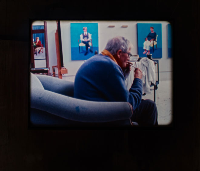 Tacita Dean. Event for a Stage, 2015. 16mm colour film, optical sound, 50 min. Courtesy Frith Street Gallery, London. Photograph: Stephen White.