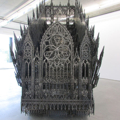 Wim Delvoye. Installation view (2). Gary Tatintsian Gallery.