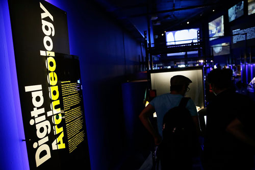Digital Revolution. Installation view, Digital Archaeology section,
Barbican Centre. © Matthew G Lloyd/Getty Images #digitalrevolution.