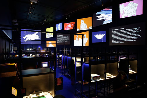 Digital Revolution. Installation view (2), Digital Archaeology section,
Barbican Centre. © Matthew G Lloyd/Getty Images #digitalrevolution.