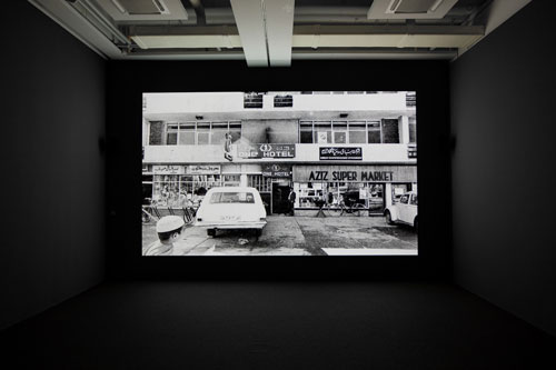 Mario Garcia Torres. Have You Ever Seen The Snow? 2010. 89 slides, audio/89 Dias, Ton, 52 min/Min, starts every full hour, last time at 7 pm/Beginnt zu jeder vollen Stunde, letzter Start 19:00. Courtesy the artist/der Künstler; Jan Mot, Brussels, Photograph: Roman März.