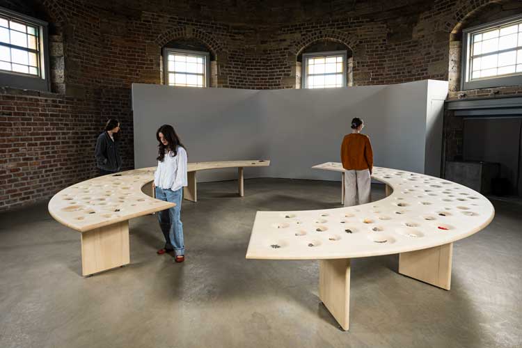 Katie Paterson, Afterlife, 2026, created in collaboration with architects Zeller & Moye, at Collective Gallery, Edinburgh. Photo © Eoin Carey.