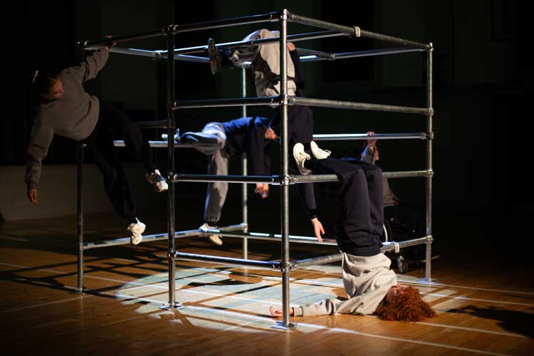 Paul Eastwood: Unreadings, production photograph.