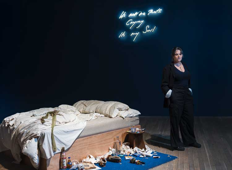 Portrait of Tracey Emin, Tate Modern 2026. Photo © Tate (Sonal Bakrania).