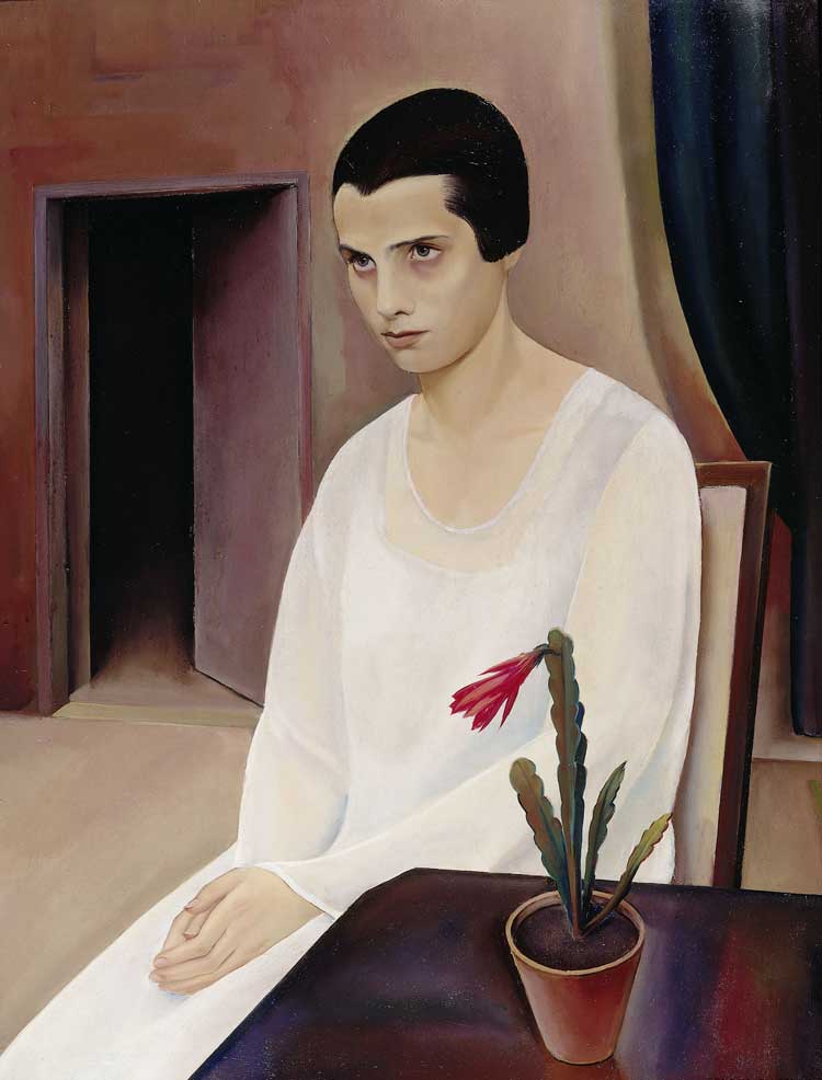Sergius Pauser. Lady in White (Mrs Beck, née Sokal), 1927. Germanisches Nationalmuseum, Nuremberg. Permanent loan of the city of Nuremberg.