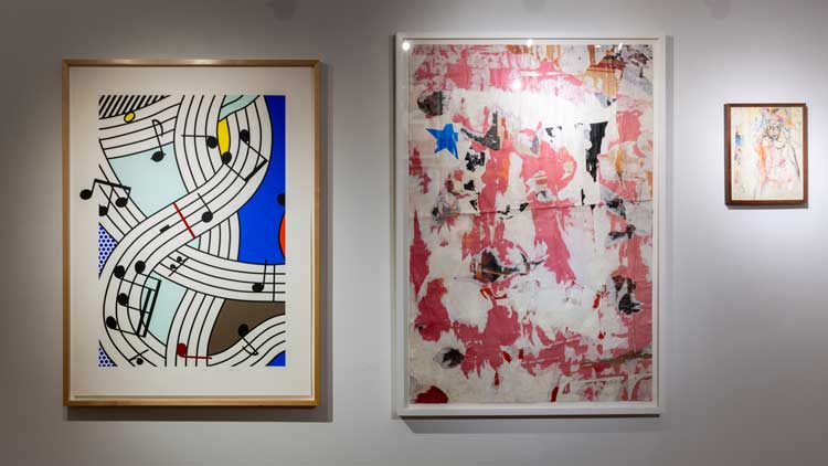 Installation view, Expansive Change: Distortion as Dialogue in Modern & Contemporary Art, Leila Heller Gallery, New York, 2024. Photo: David Kaminsky.