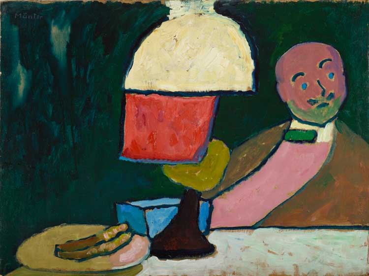 Gabriele Münter. Listening (Portrait of Jawlensky), 1909. Lenbachhaus Munich, Donation of Gabriele Münter, 1957 © DACS 2024.