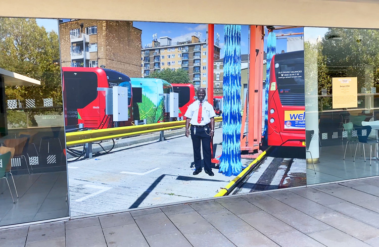Juergen Teller. Stephen, London, 2020 Installation view, Everyday Heroes, Southbank Centre, London, 2020. Photo: Martin Kennedy.