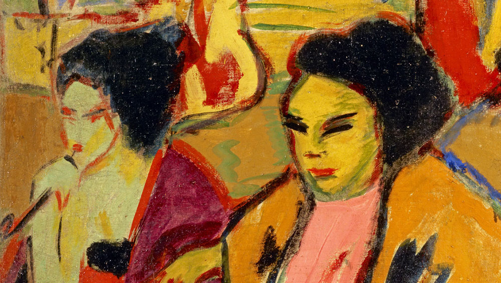Ernst Ludwig Kirchner. Japanisches Theater [Japanese Theatre], 1909. Oil on canvas, 113.7 x 113.7 cm. National Galleries of Scotland. Photo: Antonia Reeve.
