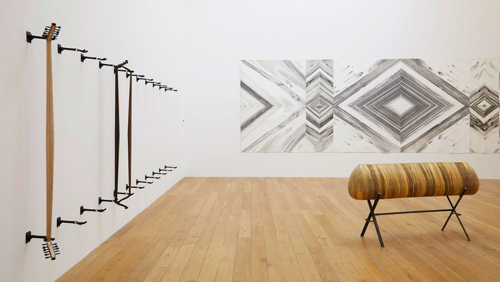 Raed Yassin, Ruins in Space, 2014. Courtesy artist and Kalfayan Galleries, Athens – Thessalonki. Installation view, From Ear to Ear to Eye, Nottingham Contemporary, Dec 2017- Mar 2018. Photograph: Stuart Whipps.