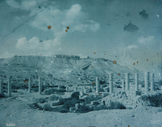 Elger Esser. Nizzana (The Secret Archive of Livi Benjamin, Palestine, 1948), Israel, 2015. Silver gelatin print, coloured, 29.3 x 37.5 cm (11½ x 14¾ in). Courtesy of the artist.