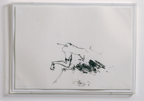 Tracey Emin. Life Gets Good 1999. Monoprint, 11 11/16 x 16 1/2 inches (29.7 x 42 cm). Copyright © the artist. Photo: Stephen White. Courtesy White Cube.