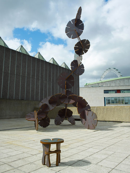 Ernesto Neto. The Edges of the World, 2010 (Exterior view 2). Installation at Hayward Gallery, London. Photograph: Steve White.