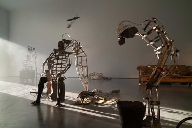 Kira Freije: Unspeak the Chorus, installation view, The Hepworth Wakefield, November 2025 – May 2026. Photo: Lewis Ronald.