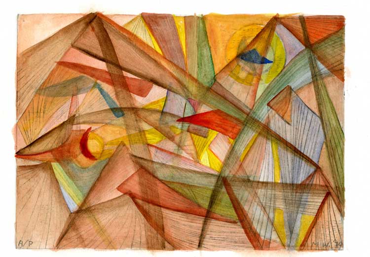 Mary Wykeham. Dream – Desert, 1979. © Judith Wykeham. Permanent Art Collection (The Hepworth Wakefield).