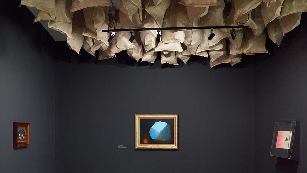 Forbidden Territories: 100 Years of Surreal Landscapes, Installation view, Hepworth Wakefield, November 2024. Photo: Michael Pollard, courtesy The Hepworth
Wakefield.