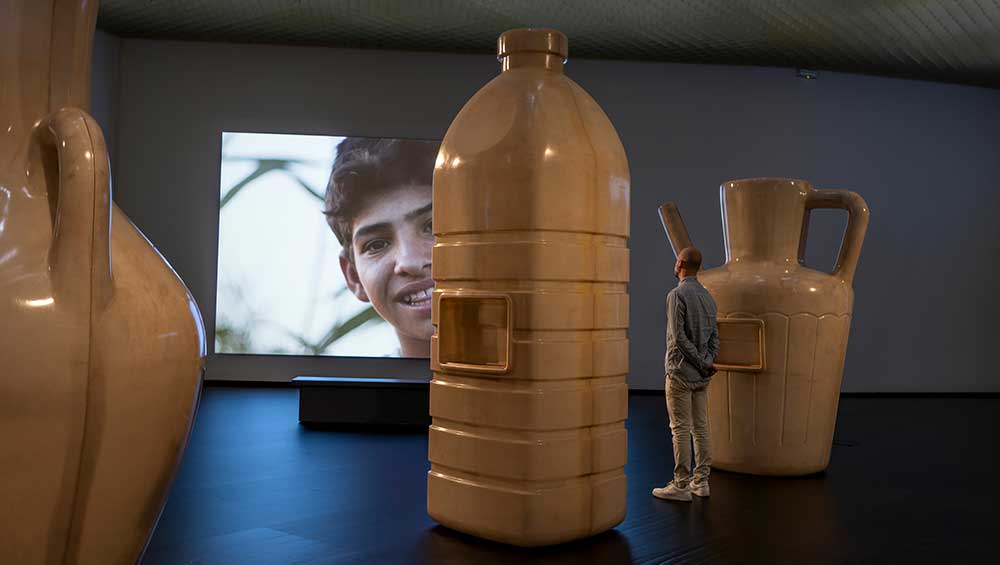 Alia Farid, In Lieu of What Is, 2022. Installation view, Henie Onstad Kunstenter, Høvikodden, Norway. Photo: Christian Tunge.