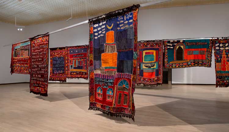 Alia Farid, Elsewhere, 2023. Installation view, Henie Onstad Kunstenter, Høvikodden, Norway. Photo: Christian Tunge.
