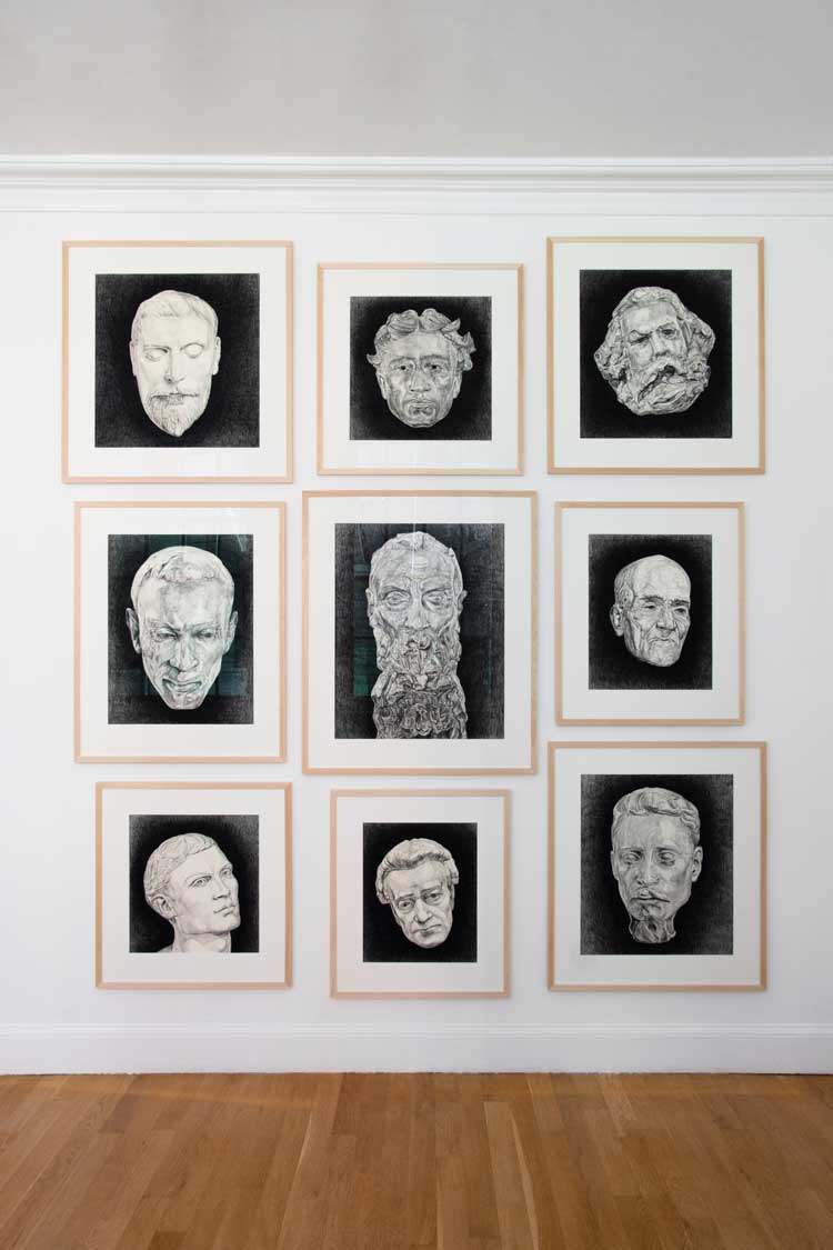 Rebecca Fortnum: Les Praticiennes, installation view at the Henry Moore Institute, 2023. Courtesy the artist and the Henry Moore Institute.