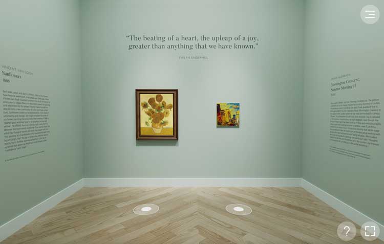 Fruits of the Spirit: Art from the Heart, virtual exhibition, The National Gallery, London. Screenshot, 16-01-2023.