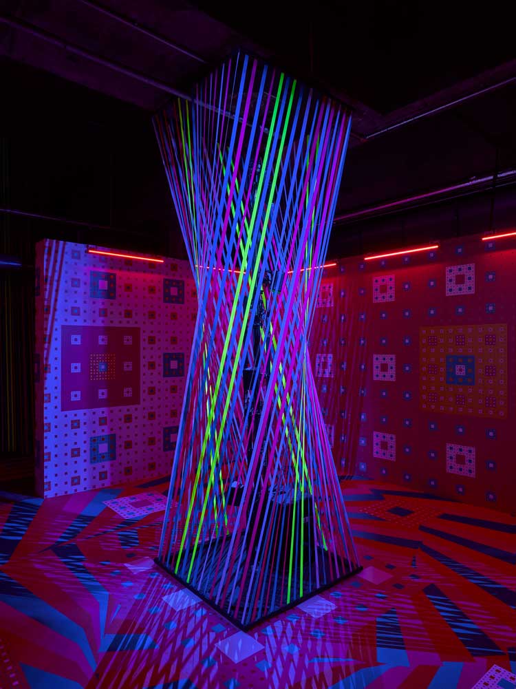 Weirdcore. Subconscious, 2022. Installation view, Future Shock, 2022. Photo: © Jack Hems.