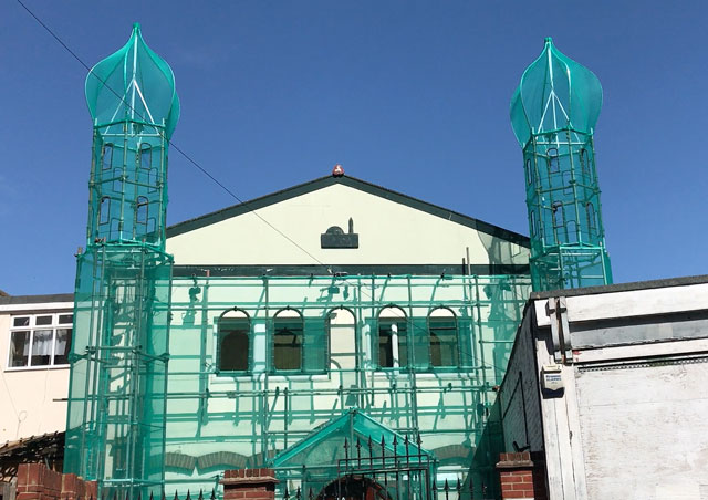 Hoycheong Wong. Minaret, Folkestone Triennial, 2017. Photograph: Martin Kennedy.