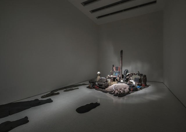 Installation view: Peter Fischli David Weiss: How to Work Better, February 5–April 27, 2016, Solomon R. Guggenheim Museum. Photograph: David Heald © Solomon R. Guggenheim Foundation.
