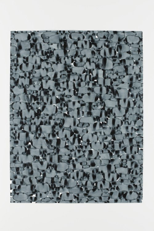 Mark Fox. Blanket, 2010. Watercolour and ink on paper, 50 x 38 in. Courtesy of the artist.
