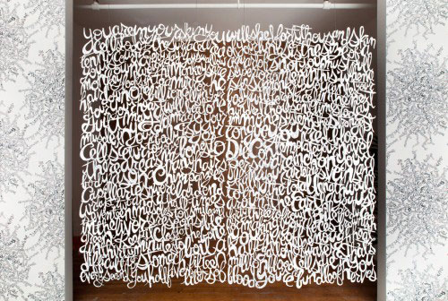 Mark Fox. Diptych, 2007. Stainless steel. Courtesy of the artist.