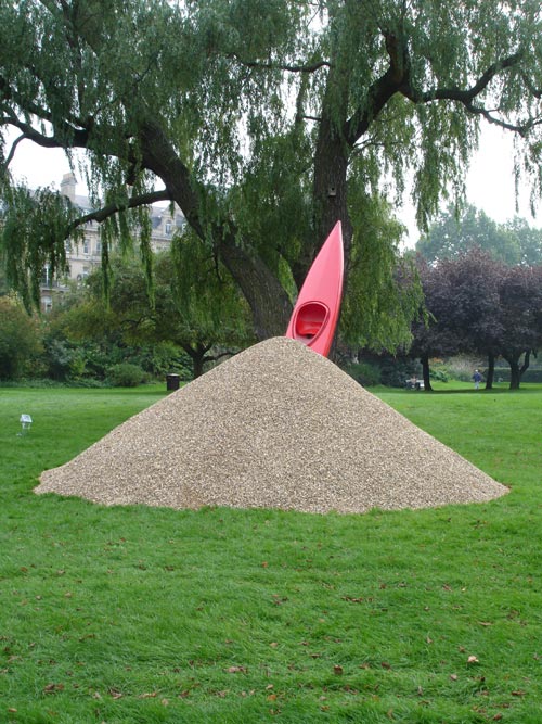 Roman Signer. Kayak, 2006. Copyright Sally Davies.