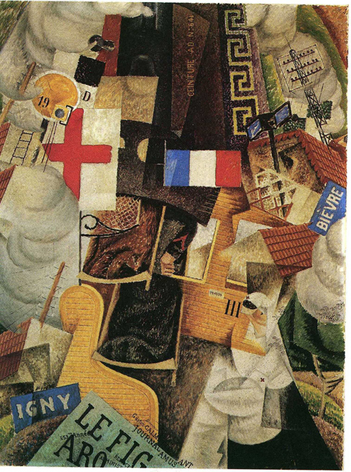 Gino Severini.
The Hospital Train 1915. Oil on canvas,
1170 x 900 mm. Copyright © Stedelijk Museum.