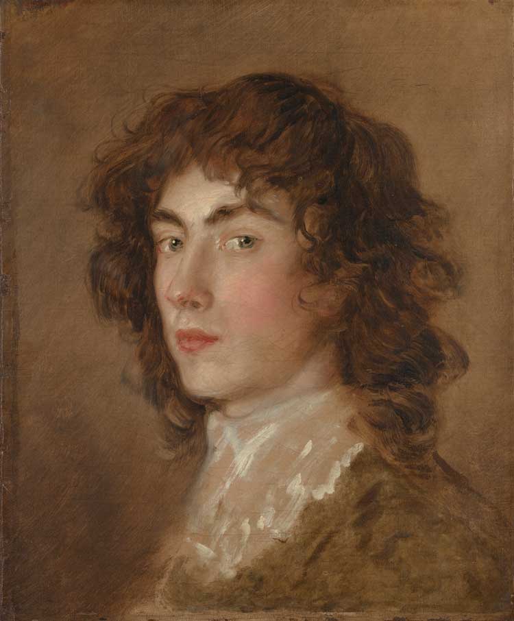 Thomas Gainsborough. Gainsborough Dupont, c1770–72. Oil on canvas, 17 15/16 × 14 3/4 in (45.5 × 37.5 cm). Tate, London.