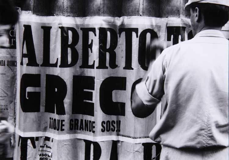 Picture by Sameer Makarius. Alberto Greco, ¡¡Qué grande sos!!, Buenos Aires, 1961