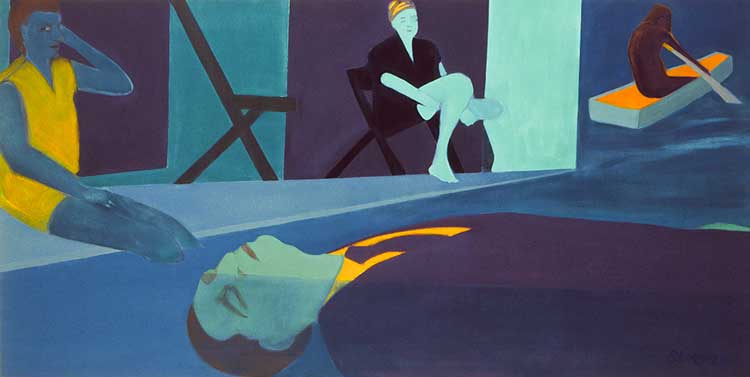 Beatriz González, La pesca milagrosa (Miraculous Catch), 1992. Museo de Arte Moderno de Barranquilla, MAMB, Colombia. © Beatriz González. Courtesy the artist. Photo: Julio Cesar Florez.