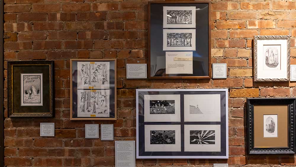 Something Else Entirely: The Illustration Art of Edward Gorey, installation view, Society of Illustrators, New York City, 4 October 2025 to 7 February 2026. Photo: Andres Otero.