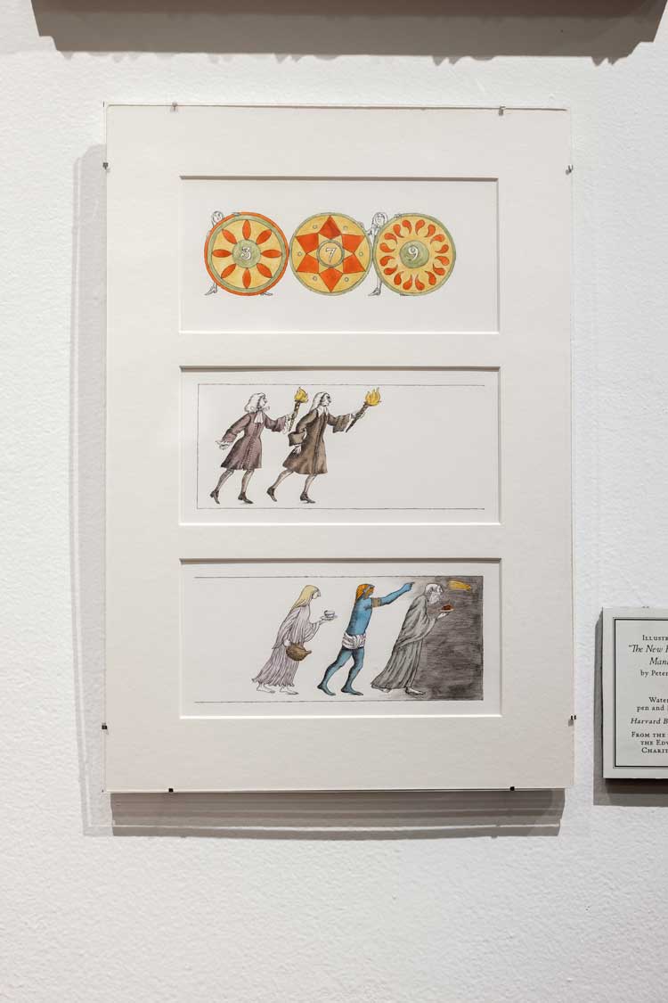 Something Else Entirely: The Illustration Art of Edward Gorey, installation view, Society of Illustrators, New York City, 4 October 2025 to 7 February 2026. Photo: Andres Otero.