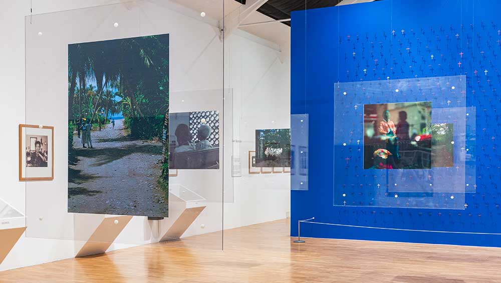 Joy Gregory, Memory and Skin, 1998. Installation view, Joy Gregory: Catching Flies with Honey, Whitechapel Gallery, London. Photo © Razvi Adam.