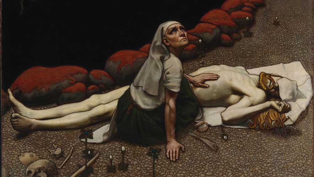 Akseli Gallen-Kallela, Lemminkäinen's Mother, 1897. © Finnish National Gallery/Ateneum, Antell Collection. Photo: Finnish National Gallery/Hannu Pakarinen.