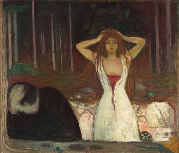Edvard Munch, Ashes, 1895. Photo: The National Museum of Norway/Børre Høstland.