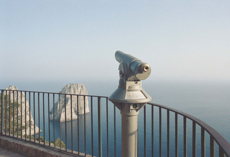 Luigi Ghirri. Capri, 1981. C-print, new print (2008). Courtesy Estate of Luigi Ghirri. © Estate of Luigi Ghirri.