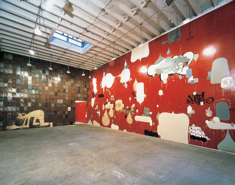 Barry McGee. The Buddy System, 1999. Photo: Tom Powel Imaging. Courtesy of the artist and Jeffrey Deitch, New York.