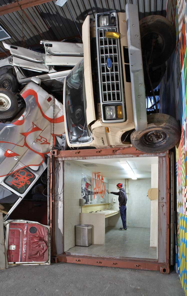 Barry McGee. One More Thing, 2005. Photo: Tom Powel Imaging. Courtesy of the artist and Jeffrey Deitch, New York.